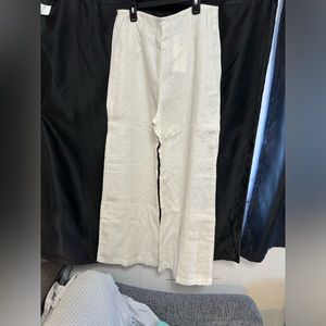 Faithfull the Brand Ottavio pants US size 6 in Eggshell BNWT